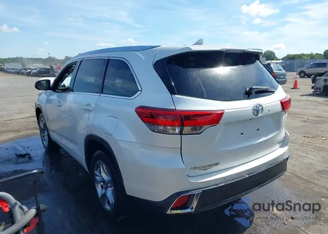 2018 Toyota Highlander Limited from USA, damaged, VIN 5TDYZRFH2JS246721